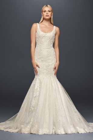 Scoop Neck Wedding Dress